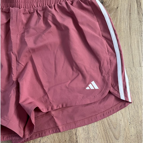 NWT Adidas Women's Burgundy Athletic Shorts - Picture 2 of 7